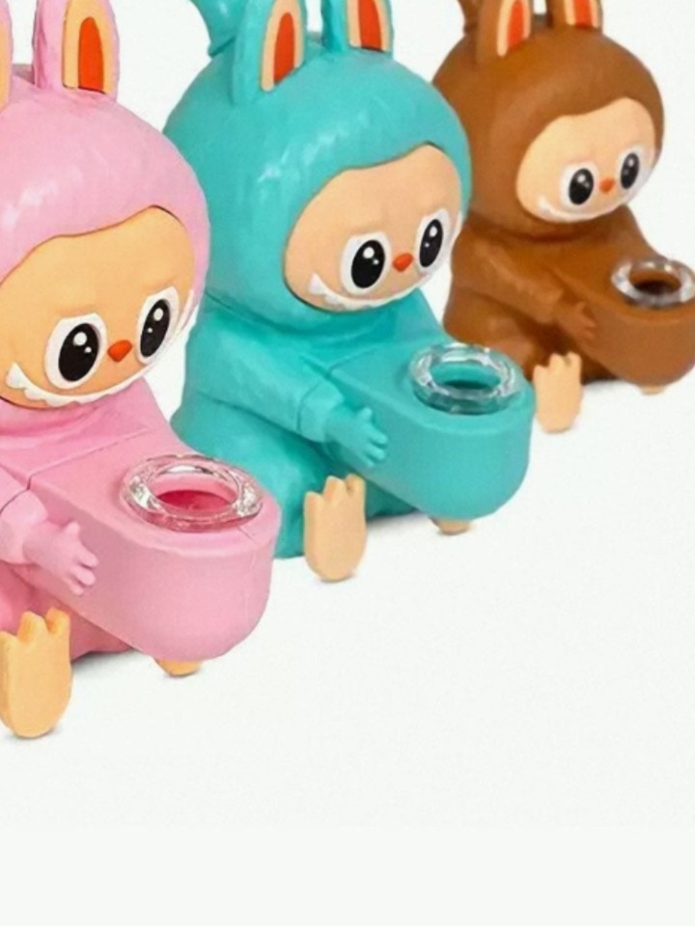 Cute Bunny Coin Bank Toy - Pink, Teal, Brown